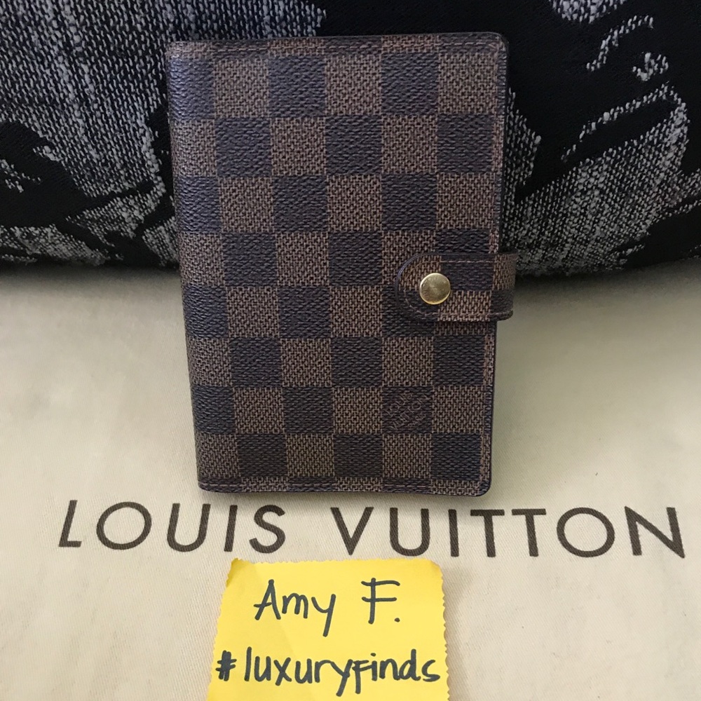 🔴SOLD🔴Louis Vuitton Damier Ebene Agenda PM